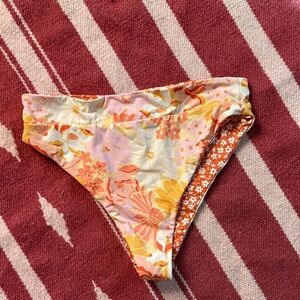 Billabong Floral High-Cut Bikini Bottoms